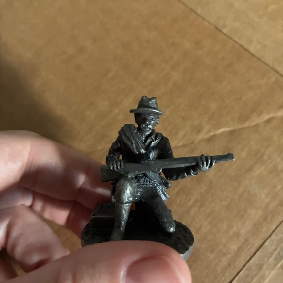 Rare Vintage Frederic Remington Pewter Chess Set 1989 - Picture 5 of 11